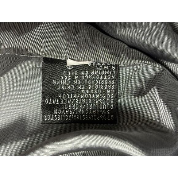 Kasper Blazer Suit Jacket Womens Size 12 Black with Zig-Zag Pinstripes Casual - Picture 5 of 8